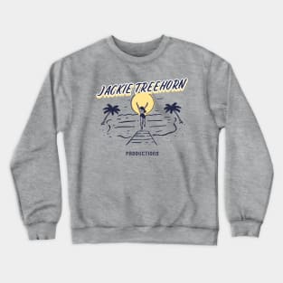 Jackie Treehorn Productions Beach Logo Funny Big Lebowski Crewneck Sweatshirt